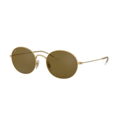 Ray-Ban RB3594-901373 Beat Gold Round Brown Classic B-15 Lens Sunglasses