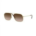 thumbnail image 1 of Ray-Ban RB3595-901313 Gold Square Brown Gradient Lens Unisex Metal Sunglasses, 1 of 6