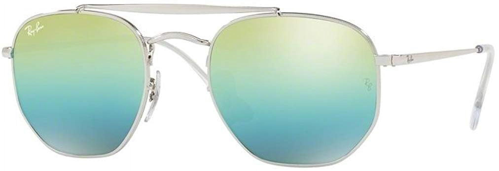 Ray-Ban RB3648 THE MARSHAL 003/I2 54M Silver/Green Blue 