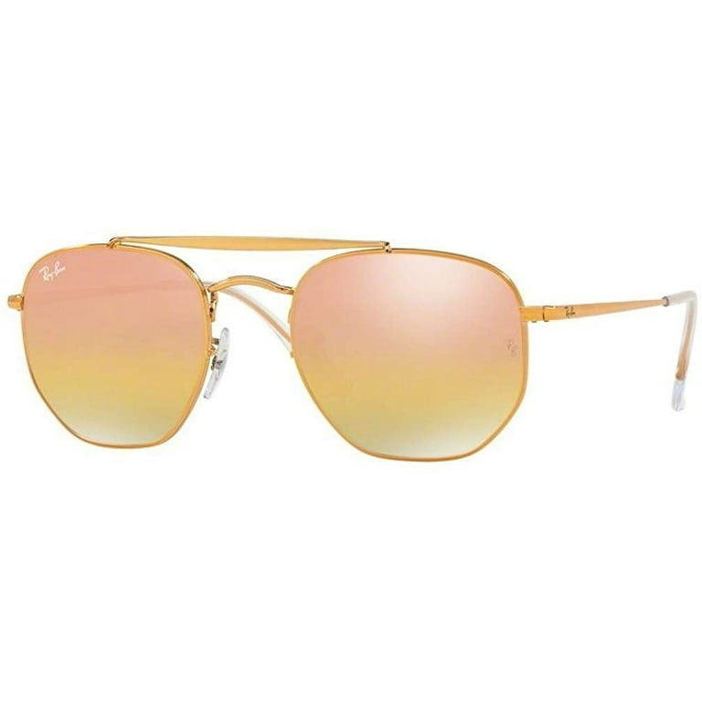 Ray-Ban RB3648 THE MARSHAL 9001I1 51M Light Bronze/Gold Mirror Sunglasses  For Men For Women 