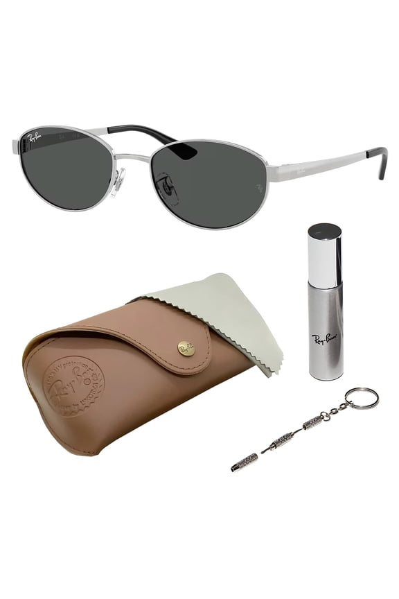 RB3774D METAL Oval Shape Sunglasses With Official Eyewear Kit