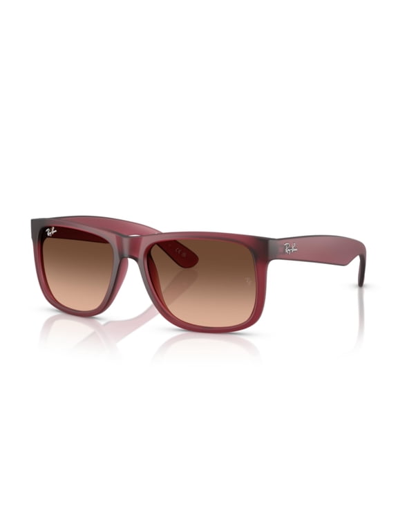 RB4165 6815A5 55MM Rubber Violet/Pink Gradient Brown Square Sunglasses for Men for Women