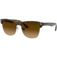 thumbnail image 1 of Ray-Ban RB4175 CLUBMASTER OVERSIZED 878/M2 57M Demigloss Havana/Brown Gradient Polarized Sunglasses For Men For Women, 1 of 4