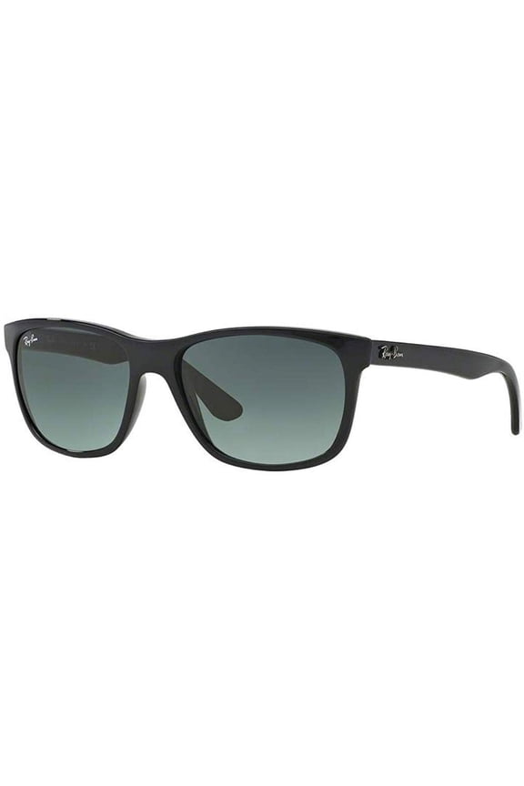 Ray-Ban RB4181 601/71 57M Shiny Black/Grey Gradient Dark Grey Sunglasses For Men For Women