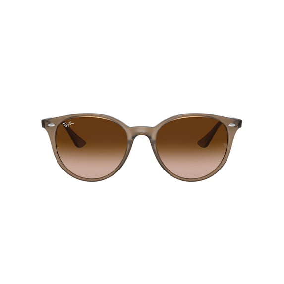 Ray-Ban Sunglasses with Non-Polarized Lens and Sun Protection, Brown Gradient/Opal Beige, Size 53