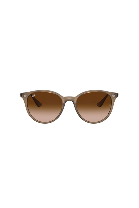 Sunglasses with Non-Polarized Lens and Sun Protection, Brown Gradient/Opal Beige, Size 53