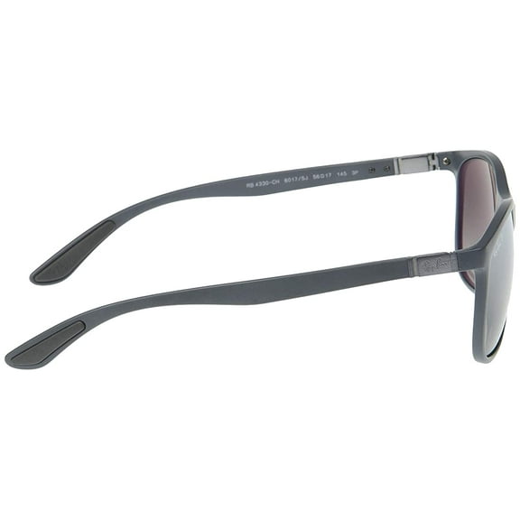 Ray-Ban RB4330CH Chromance Square Sunglasses 56 mm Sand Grey