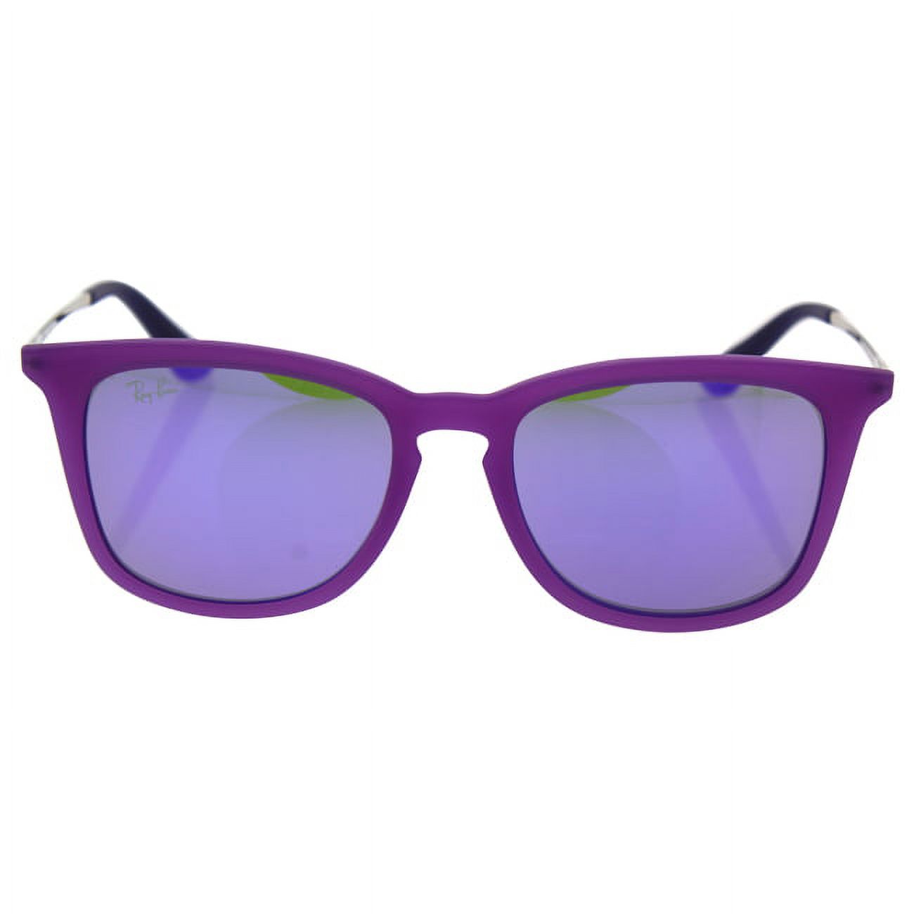Ray-Ban Junior 0RJ9063S Square Sunglasses for Youth - Size 48 (Grey Mirror Violet) - image 1 of 4