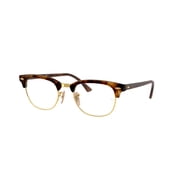 Ray-Ban RX5154 Square Eyeglasses for Unisex - Size - 49 Red Havana