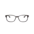 thumbnail image 1 of Ray-Ban RB5375 Optics Glasses, Prescription Eyeglasses with Case, Demo Lens/Striped Gray, Size 53, 1 of 7