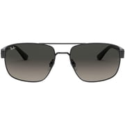 Ray-Ban Rb3663 Metal Rectangular Sunglasses