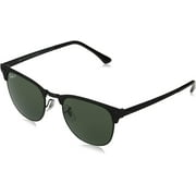 Ray-Ban Rb3716 Clubmaster Metal Square Sunglasses
