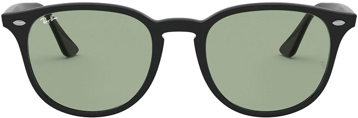 Ray-Ban phantos black round green lens sunglasses Ray-Ban Unisex RB4259 Phantos Sunglasses, Green Classic  main image 2