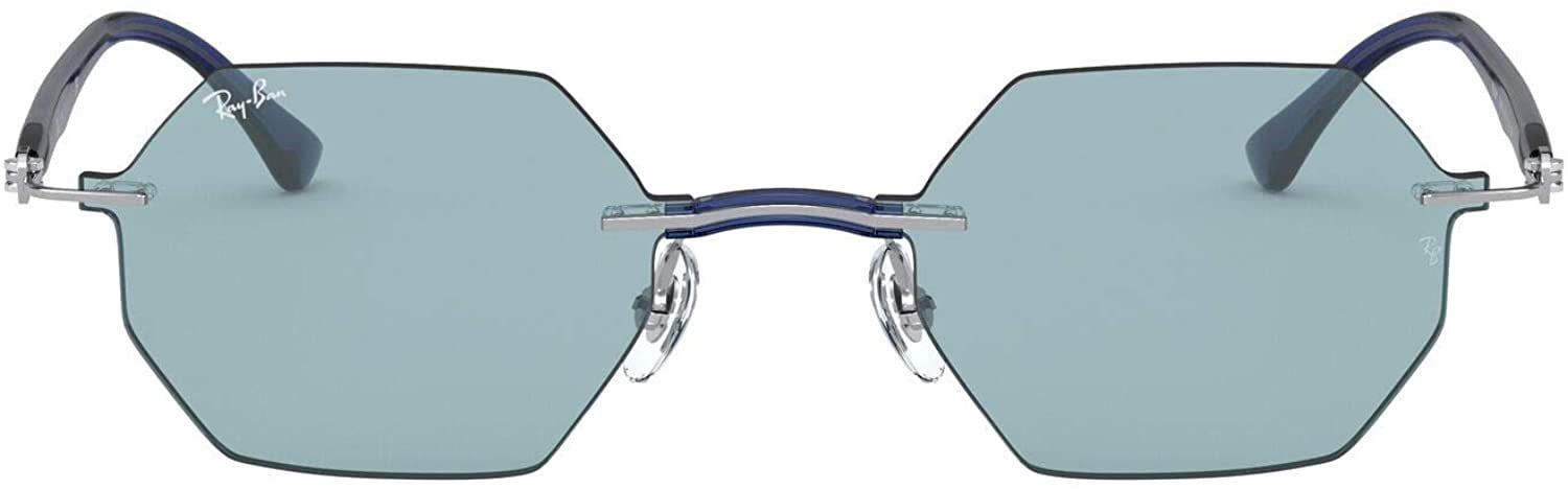Ray-Ban Rb8061 Titanium Octagonal Sunglasses - Walmart.com