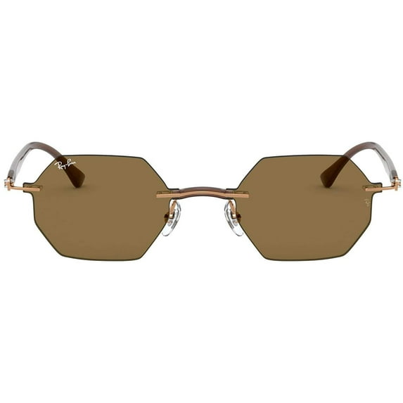 Ray-Ban Rb8061 Titanium Octagonal Sunglasses