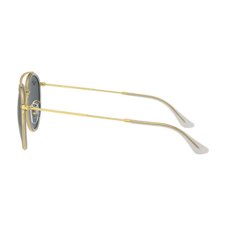 Sunglasses double bridge size 51mm unisex Ray-Ban RB3647N Round Double Bridge 001/57 51M Gold/Brown  main image 2