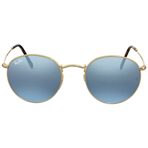Ray-Ban Round Metal Frame Silver Lens Sunglasses RB3447
