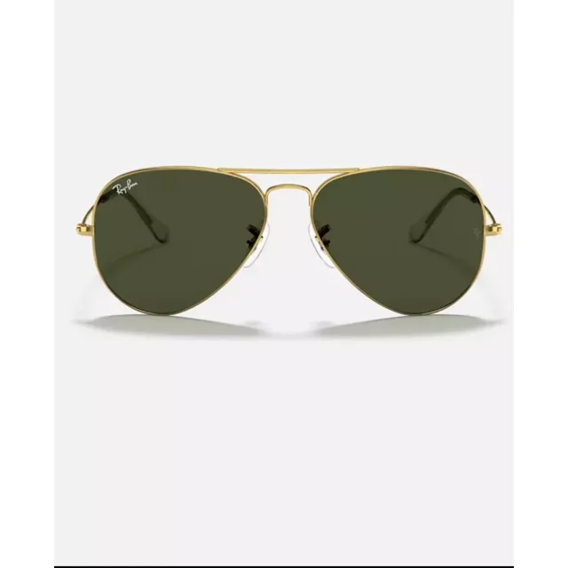 Ray&Ban Sunglasses RB3025 Aviator Classic Green Lenses unisex