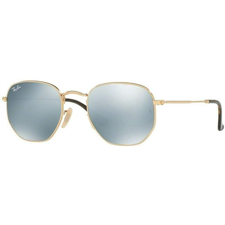 Ray-Ban Men's Hexagonal RB3548N-00151-21 Gold Geometric Sunglasses 