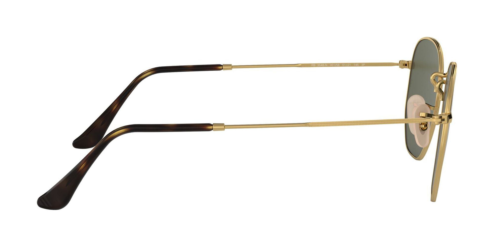 Ray-Ban RB3548N HEXAGONAL 001/8O 51M Gold/Wisteria Flash