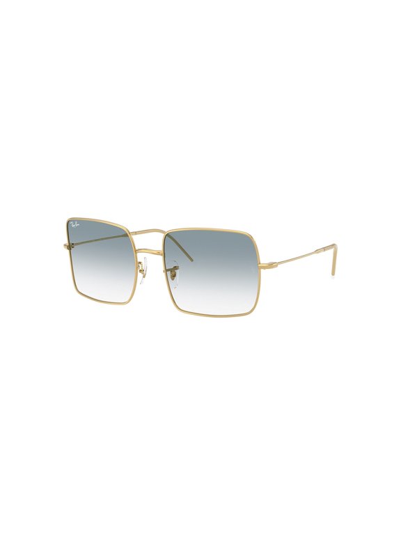 Ray Ban Sunglasses for Women - 0RBR0104S Square Reversed, with Non-Polarized Lenses and Metal Glases Frame - Arista/Clear Gradient Blue - 56