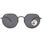 Ray Ban UV Protection Polarized Irregular Unisex Sunglasses, Black 02