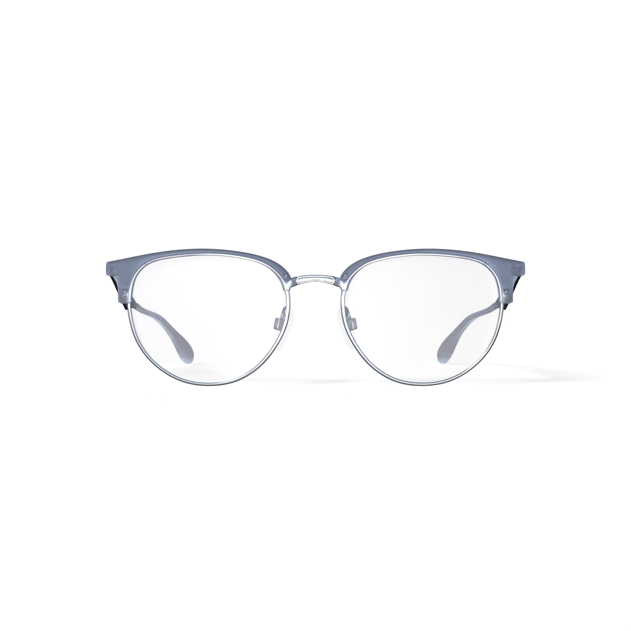 IFUJI GLASSES BOX(gray/草木染) Ray-Ban Unisex 0RX6396 Prescription Eyeglassses with Case, Silver