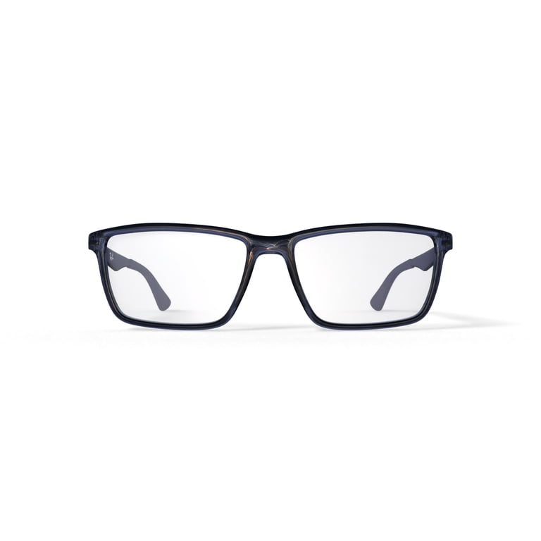 Ray-Ban Unisex Size 55 Rectangular Prescription Eyeglasses with