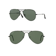 Ray-Ban Unisex RB3025 Classic Aviator Sunglasses, 58mm