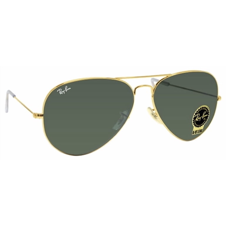Ray-Ban RB3025 Classic Aviator Sunglasses, Polarized, 62mm  display picture 1