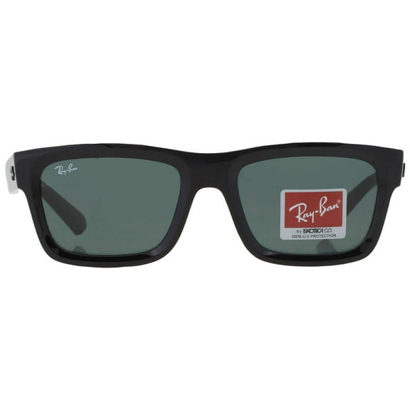 Ray Ban Warren Bio Based Dark Green Classic Rectangular Unisex Sunglasses RB4396 667771 54