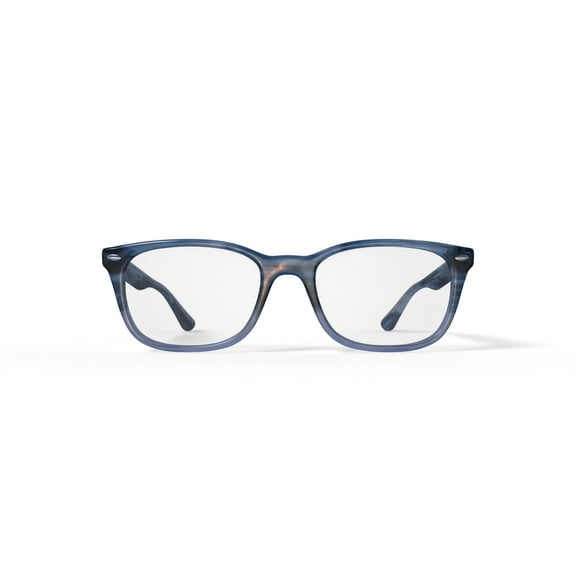 Ray-Ban Women's 0RX5375 Prescription Eyeglasses with Case, Gradient Turquoise Havana