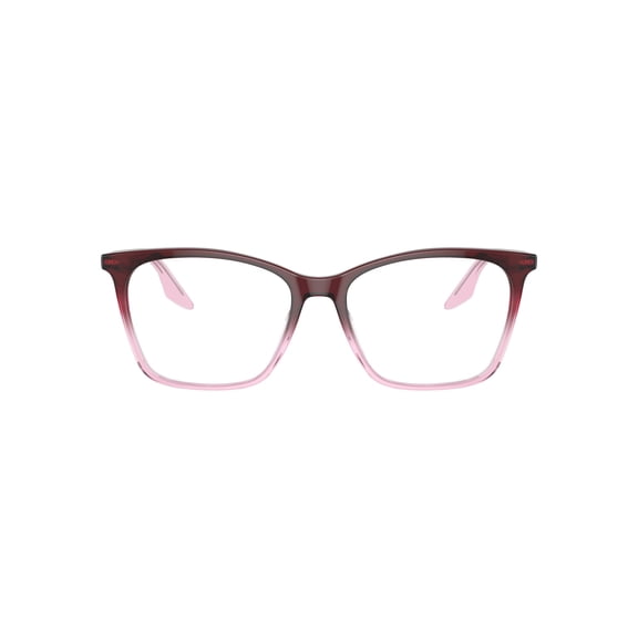 Ray-Ban RB5422 Optics Glasses, Prescription Eyeglasses with Case, Demo Lens/Red Gradient Pink, Size 54