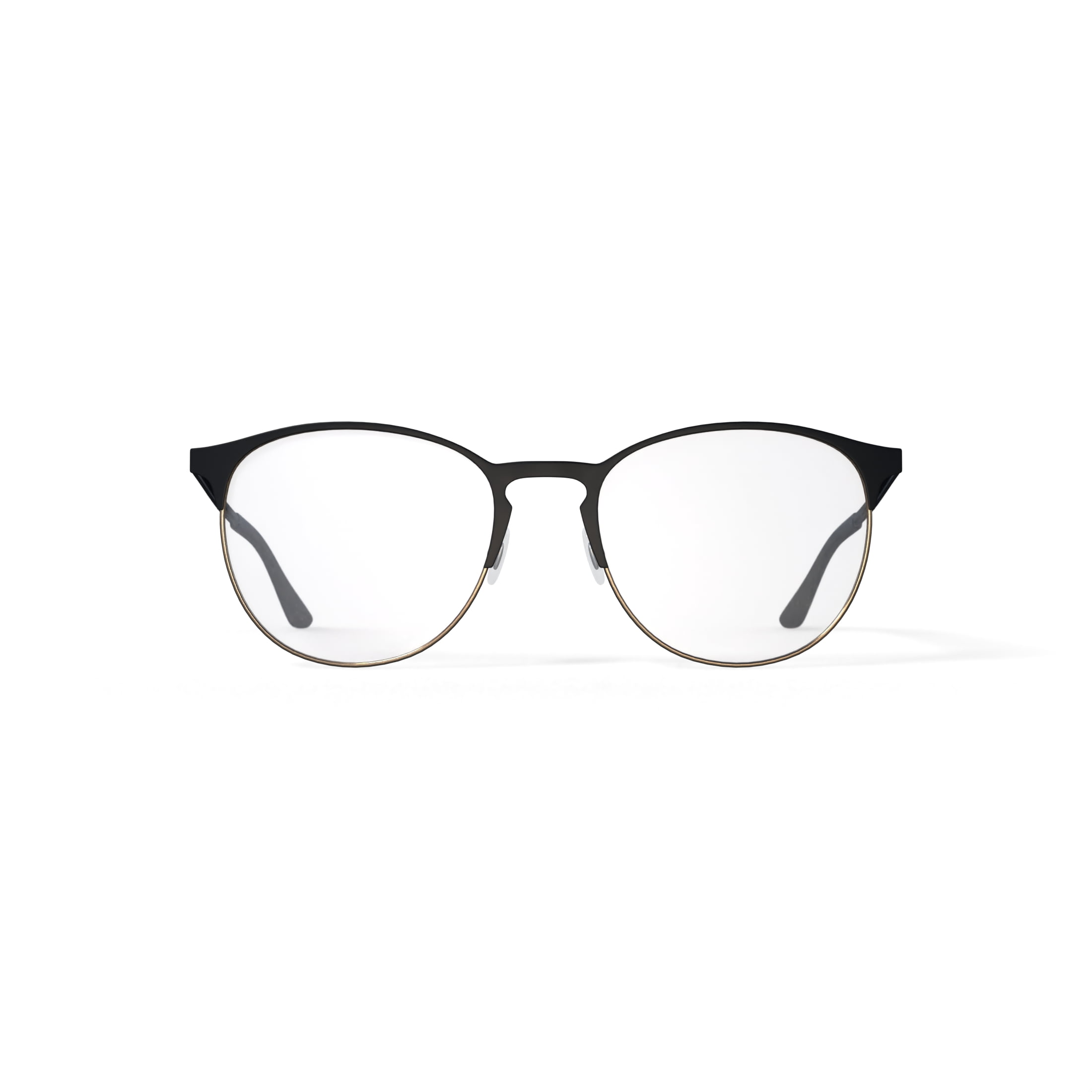 Ray-Ban Prescription Eye Glasses with Case, Size 53, Black on