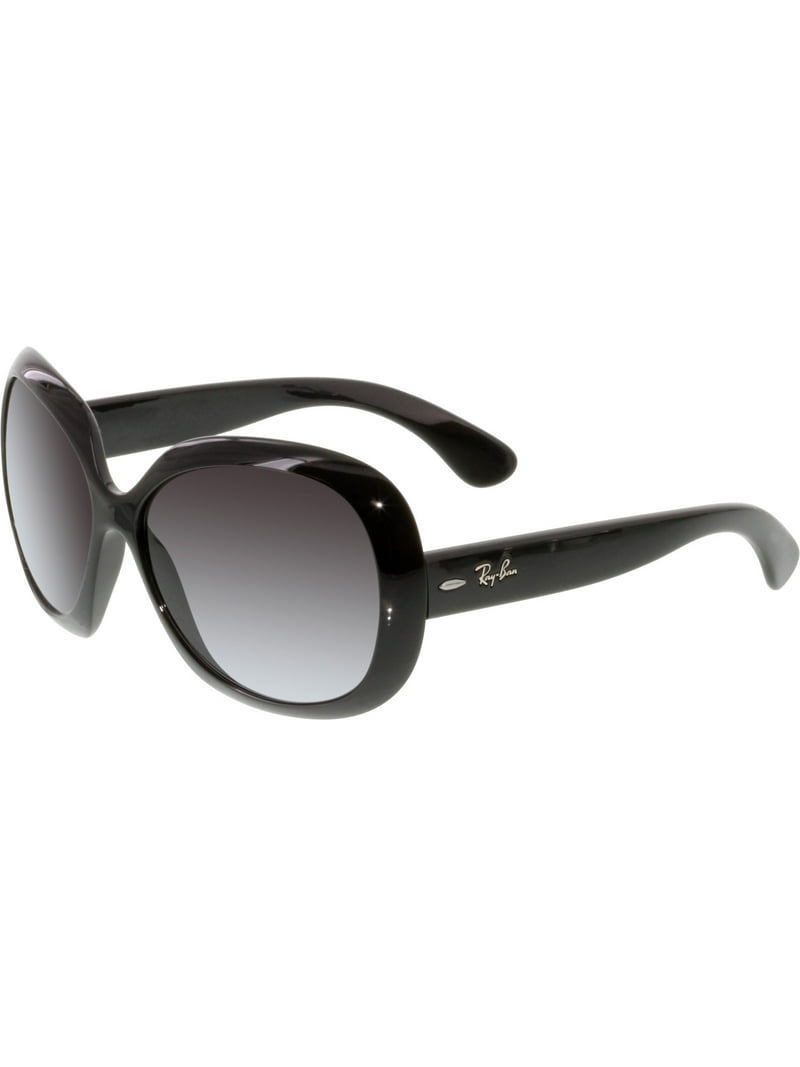 Ray-Ban Jackie Ohh II RB 4098 601/8G Black Plastic Sunglasses Grey Gradient Lens Amazon.com: Ray-Ban Womens RB4098 Jackie Ohh II Butterfly  main image 2