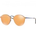 thumbnail image 1 of Ray-Ban Women's Polarized Blaze Round RB3574-90387J-59 Blue Sunglasses, 1 of 3