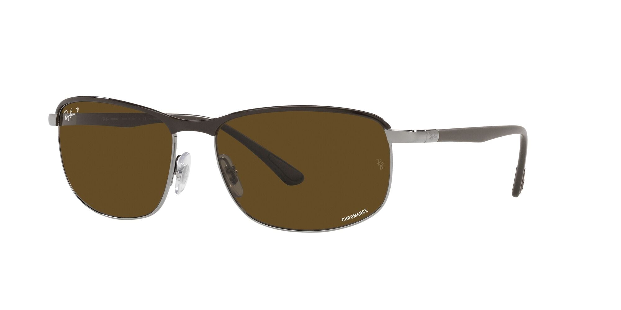 Ray-Ban sunglasses RB3671CH (9203AN) brown on gunmetal with polar brown  lenses, 60mm