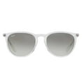 thumbnail image 1 of Ray-Ban sunglasses RB4171 Erika (651611) transparent with light grey gradient dark grey lenses, 54mm, 1 of 61