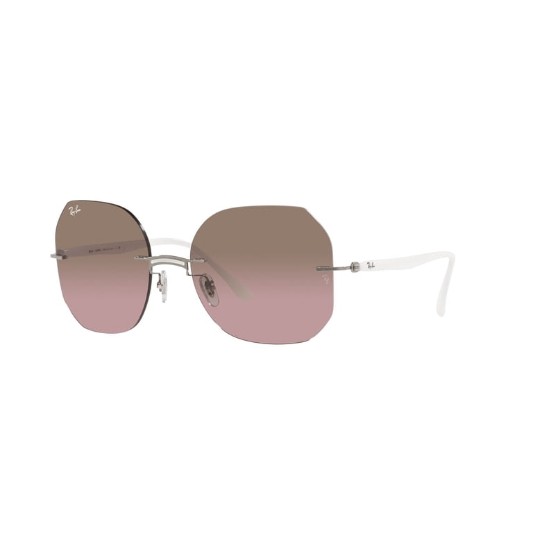 Ray-Ban sunglasses RB8067 (159/14) white on grey with violet  display picture 1
