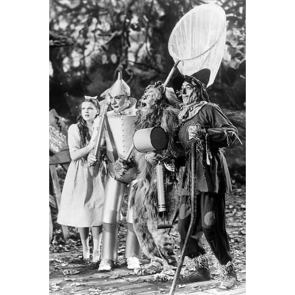 Ray Bolger, Judy Garland and Jack Haley in The Wizard of Oz 24x36 Poster