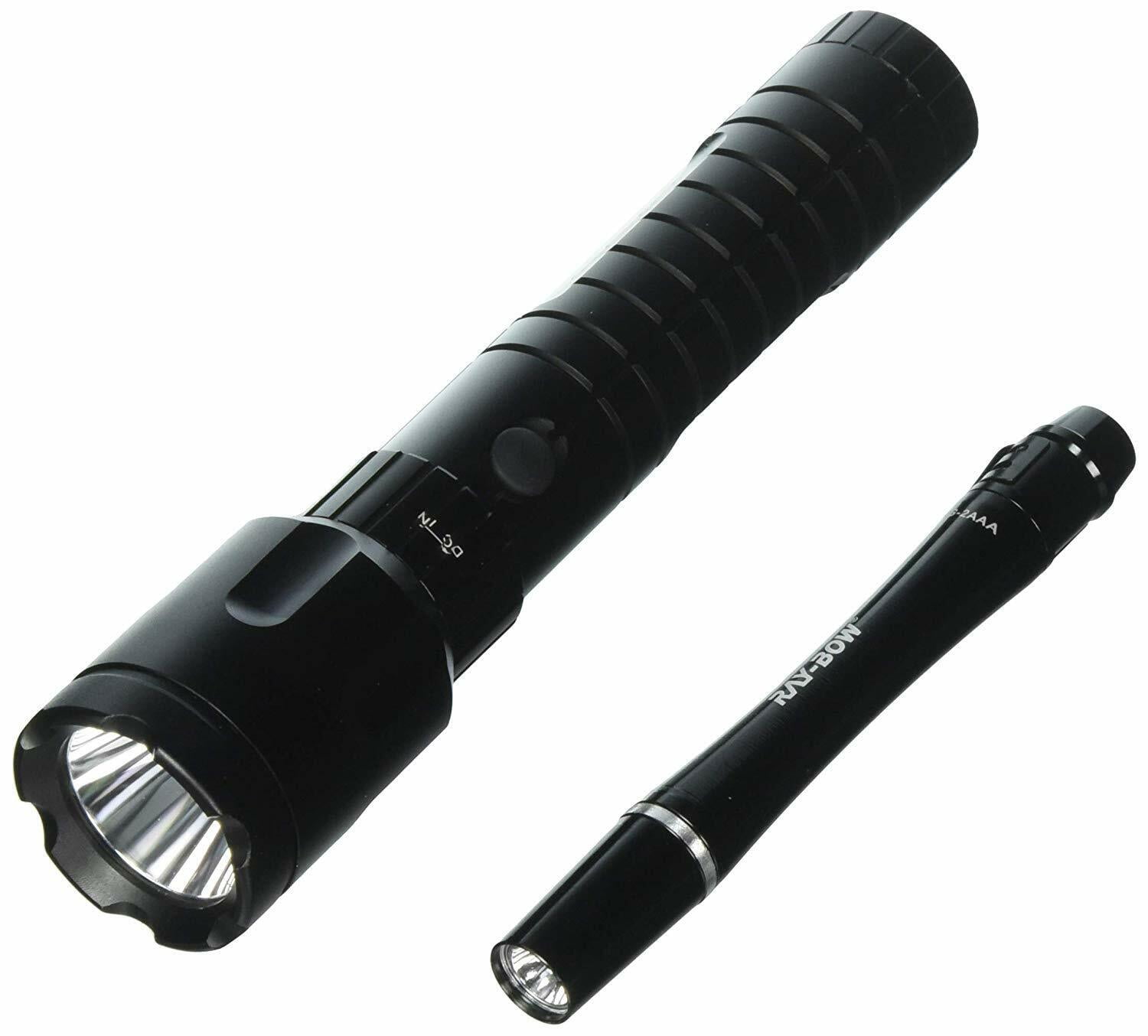 Car Flashlight Rays Ray-Bow RB-311 200-Lumens Multi-Function Tactical Rechargeable LED ...