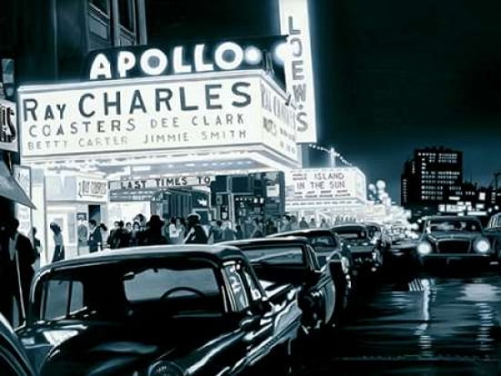 Ray Charles Apollo Canvas Art - Alain Bertrand (18 x 24)