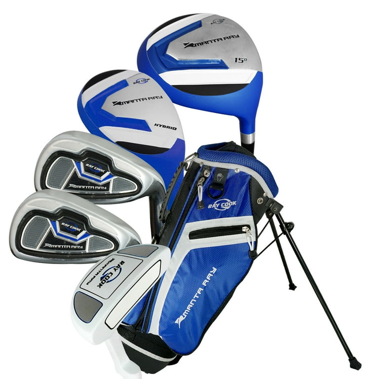 Ray Cook Manta Ray Junior 8-Piece Set With Bag Ages 9-12 (Blue