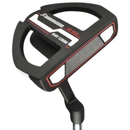 Ray Cook Silver Ray SR900 Putter, 35", Black/Red/White, Midsized Grip