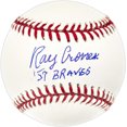 thumbnail image 1 of Ray Crone Autographed Official MLB Baseball Milwaukee Braves "57 Braves" JSA #L64644, 1 of 5