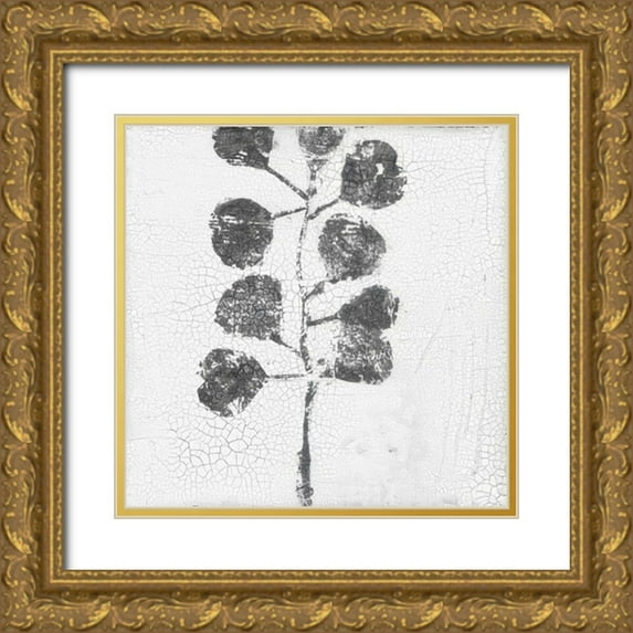 Ray, Elena 12x12 Gold Ornate Wood Framed with Double Matting Museum Art Print Titled - Minimalism I