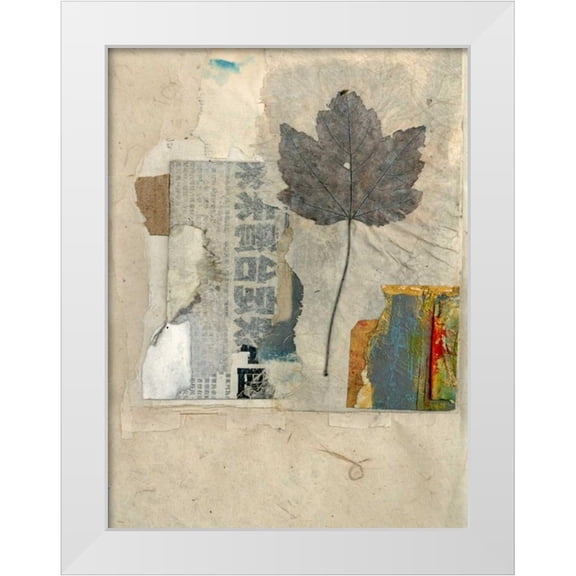 Ray, Elena 12x14 White Modern Wood Framed Museum Art Print Titled - Natural Elements III