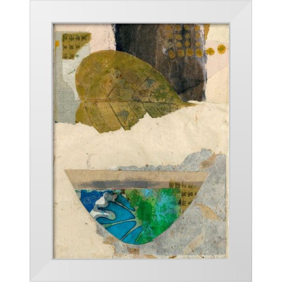 Ray, Elena 12x14 White Modern Wood Framed Museum Art Print Titled - Natural Elements I