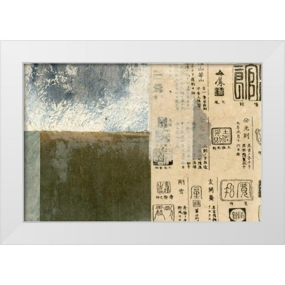 Ray, Elena 14x11 White Modern Wood Framed Museum Art Print Titled - Modern Collage V