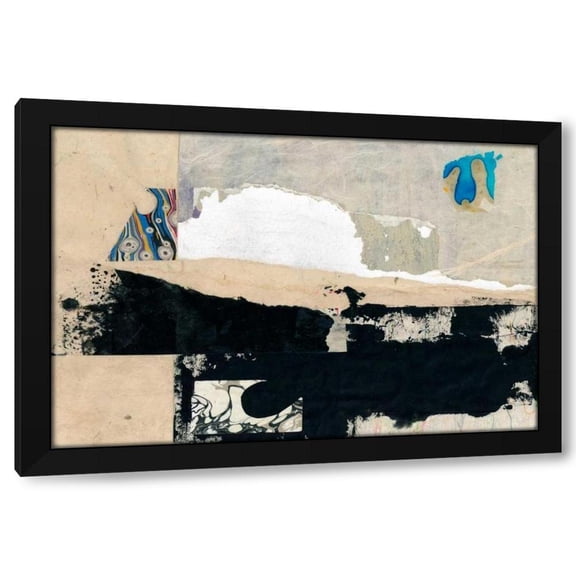 Elena Ray 24x17 Black Modern Wood Framed Wall Art Titled - Modern Collage VI